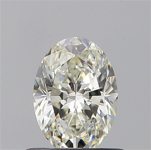 Picture of Natural Diamond 0.60 Carats, Oval with  Cut, J Color, VVS1 Clarity and Certified by GIA