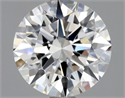 Natural Diamond 1.54 Carats, Round with Excellent Cut, D Color, FL Clarity and Certified by GIA