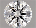 Natural Diamond 1.11 Carats, Round with Excellent Cut, G Color, SI2 Clarity and Certified by IGI