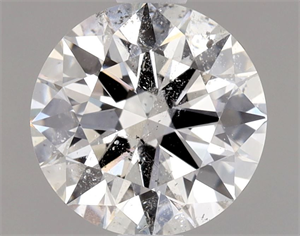 Picture of Natural Diamond 1.11 Carats, Round with Excellent Cut, G Color, SI2 Clarity and Certified by IGI