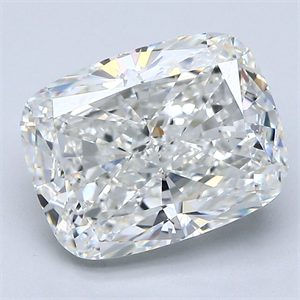 Foto Diamante Natural 4.04 quilates, Del cojín , Color H, claridad SI1 y certificado GIA de