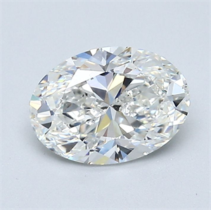 Picture of Natural Diamond 1.20 Carats, Oval with  Cut, G Color, VS2 Clarity and Certified by GIA