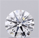 Lab Grown Diamond 1.57 Carats, Round with Ideal Cut, D Color, VS1 Clarity and Certified by IGI
