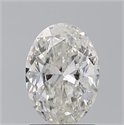 Natural Diamond 1.50 Carats, Oval with  Cut, I Color, SI2 Clarity and Certified by GIA