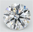 Lab Grown Diamond 4.07 Carats, Round with Ideal Cut, D Color, IF Clarity and Certified by IGI