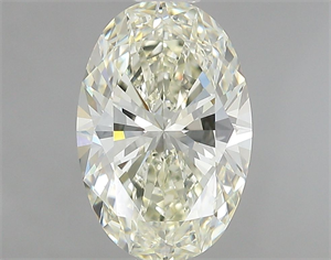 Picture of Natural Diamond 2.00 Carats, Oval with  Cut, K Color, VVS1 Clarity and Certified by IGI