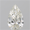 Natural Diamond 0.97 Carats, Pear with  Cut, J Color, SI1 Clarity and Certified by GIA