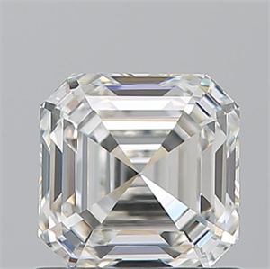 Picture of Natural Diamond 1.01 Carats, Asscher with  Cut, I Color, VVS1 Clarity and Certified by GIA