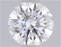Del inventario de diamantes de laboratorio, 0.71 quilates, Redondo , Color D, claridad VVS2 y certificado IGI