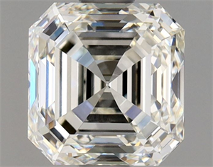 Picture of Natural Diamond 1.30 Carats, Asscher with  Cut, J Color, VVS2 Clarity and Certified by GIA