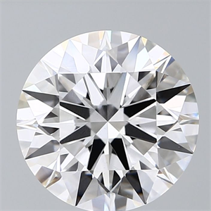 Picture of Lab Grown Diamond 4.58 Carats, Round with Ideal Cut, D Color, VS1 Clarity and Certified by IGI