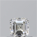 Natural Diamond 0.51 Carats, Asscher with  Cut, G Color, VS1 Clarity and Certified by GIA