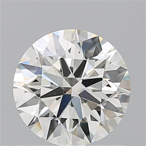 Picture of Natural Diamond 1.03 Carats, Round with Excellent Cut, L Color, VS2 Clarity and Certified by GIA