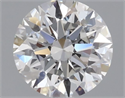 Diamante Natural 0.51 quilates, Redondo , Color F, claridad VS2 y certificado GIA