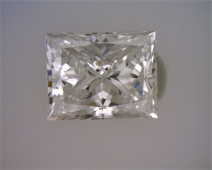 Picture of Natural Diamond 0.73 Carats, Princess with  Cut, G Color, I1 Clarity and Certified by GIA
