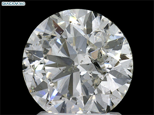 Foto Diamante Natural 2.01 quilates, Redondo , Color J, claridad I1 y certificado GIA de