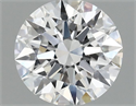 Lab Grown Diamond 1.09 Carats, Round with Ideal Cut, D Color, VS1 Clarity and Certified by IGI
