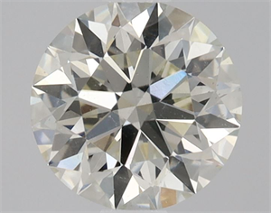 Picture of Natural Diamond 0.71 Carats, Round with Excellent Cut, L Color, SI2 Clarity and Certified by GIA