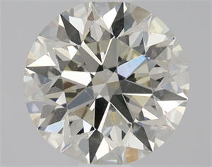 Picture of Natural Diamond 0.71 Carats, Round with Excellent Cut, L Color, SI2 Clarity and Certified by GIA