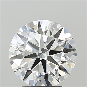 Picture of Lab Grown Diamond 3.10 Carats, Round with Ideal Cut, F Color, VVS2 Clarity and Certified by IGI