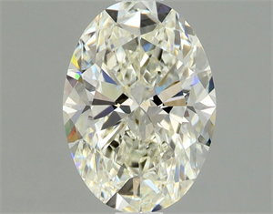 Picture of Natural Diamond 1.01 Carats, Oval with  Cut, K Color, VVS2 Clarity and Certified by GIA