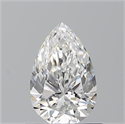 Natural Diamond 0.75 Carats, Pear with  Cut, G Color, VS2 Clarity and Certified by GIA