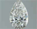 Natural Diamond 1.02 Carats, Pear with  Cut, H Color, SI2 Clarity and Certified by IGI