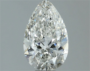 Picture of Natural Diamond 1.02 Carats, Pear with  Cut, H Color, SI2 Clarity and Certified by IGI