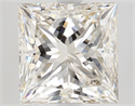 Natural Diamond 2.30 Carats, Princess with  Cut, I Color, VVS2 Clarity and Certified by GIA