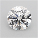 Lab Grown Diamond 1.02 Carats, Round with Ideal Cut, D Color, VVS2 Clarity and Certified by IGI