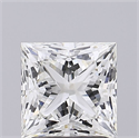 Natural Diamond 2.01 Carats, Princess with  Cut, J Color, VVS1 Clarity and Certified by GIA