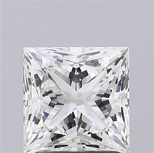 Picture of Natural Diamond 2.01 Carats, Princess with  Cut, J Color, VVS1 Clarity and Certified by GIA