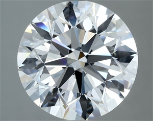 Picture of Natural Diamond 2.81 Carats, Round with Excellent Cut, F Color, VVS2 Clarity and Certified by GIA