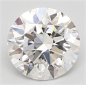 Natural Diamond 0.80 Carats, Round with Excellent Cut, E Color, VVS2 Clarity and Certified by GIA