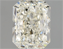 Natural Diamond 0.90 Carats, Radiant with  Cut, J Color, VS2 Clarity and Certified by GIA