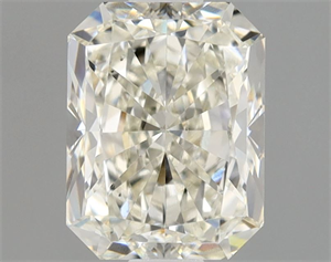 Picture of Natural Diamond 0.90 Carats, Radiant with  Cut, J Color, VS2 Clarity and Certified by GIA