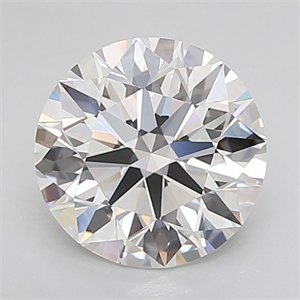 Picture of Lab Grown Diamond 3.51 Carats, Round with Ideal Cut, E Color, VVS2 Clarity and Certified by IGI