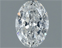 Diamante Natural 0.53 quilates, Ovalado , Color F, claridad SI2 y certificado GIA