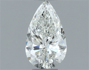 Picture of Natural Diamond 0.50 Carats, Pear with  Cut, I Color, SI1 Clarity and Certified by GIA