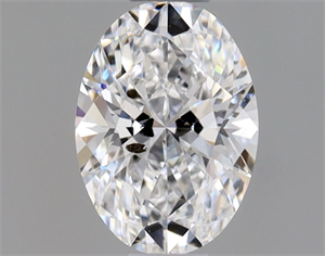 Picture of Natural Diamond 0.51 Carats, Oval with  Cut, D Color, SI2 Clarity and Certified by GIA