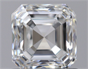 Diamante Natural 0.93 quilates, Asscher , Color F, claridad VVS2 y certificado GIA