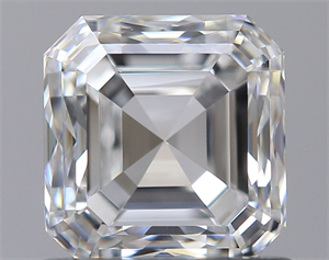 Picture of Natural Diamond 0.93 Carats, Asscher with  Cut, F Color, VVS2 Clarity and Certified by GIA