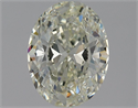 Natural Diamond 0.91 Carats, Oval with  Cut, L Color, VVS2 Clarity and Certified by GIA