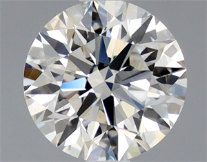 Picture of Natural Diamond 0.89 Carats, Round with Excellent Cut, I Color, VS2 Clarity and Certified by GIA