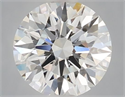 Lab Grown Diamond 1.03 Carats, Round with Excellent Cut, E Color, VVS2 Clarity and Certified by IGI