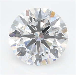 Picture of Lab Grown Diamond 4.01 Carats, Round with Ideal Cut, D Color, VVS1 Clarity and Certified by IGI
