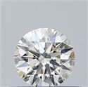 Diamante Natural 0.40 quilates, Redondo , Color J, claridad VVS2 y certificado GIA