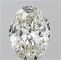 Natural Diamond 1.50 Carats, Oval with  Cut, J Color, VS2 Clarity and Certified by GIA