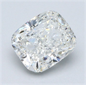 Natural Diamond 1.51 Carats, Cushion with  Cut, H Color, VS2 Clarity and Certified by GIA