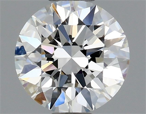 Picture of Natural Diamond 0.41 Carats, Round with Excellent Cut, F Color, VVS1 Clarity and Certified by GIA
